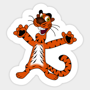 Cute Tiger Sticker Sticker